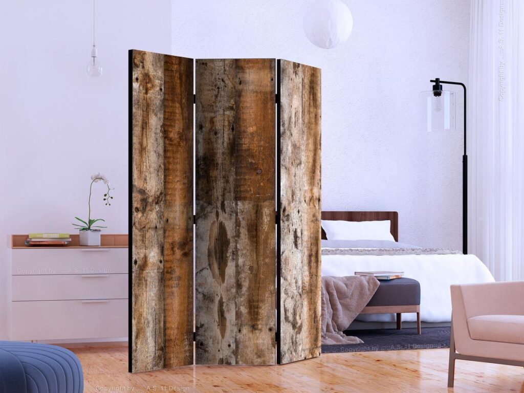Vouwscherm - Antique Wood