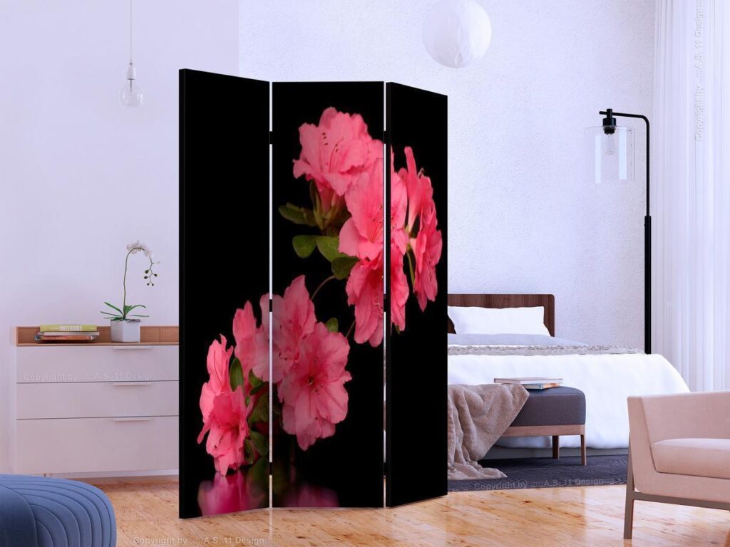 Vouwscherm - Azalea in Black