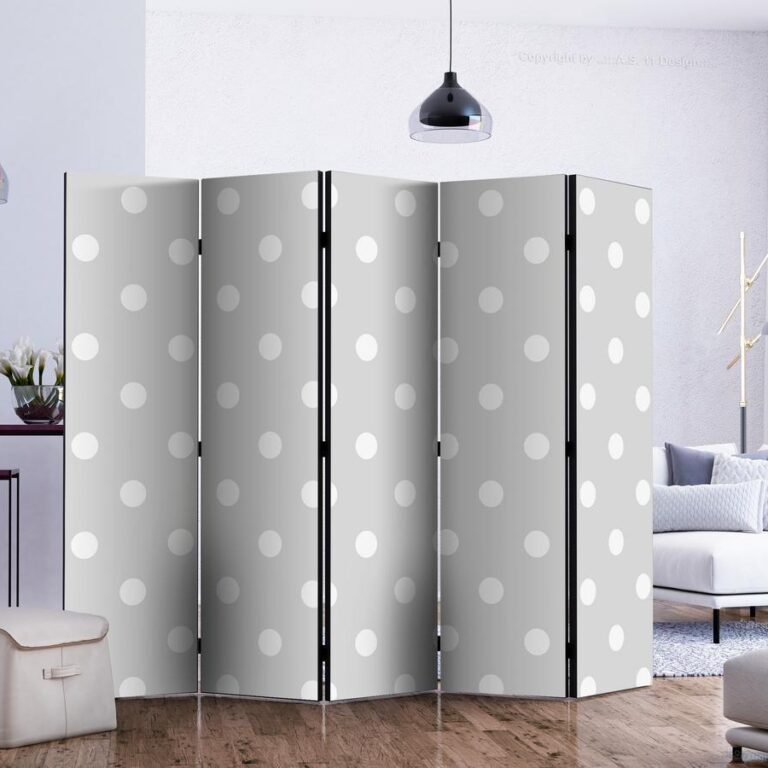 Vouwscherm - Cheerful polka dots II