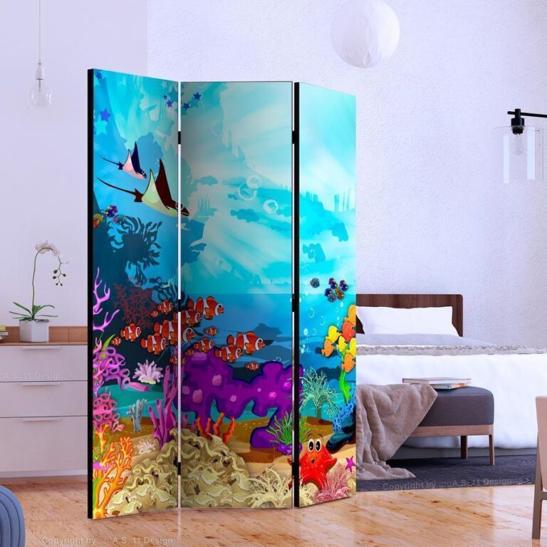 Vouwscherm - Colourful Fish