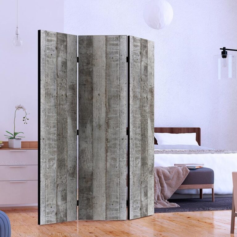 Vouwscherm - Concrete Timber