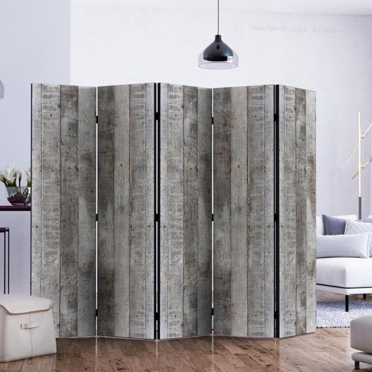 Vouwscherm - Concrete Timber II