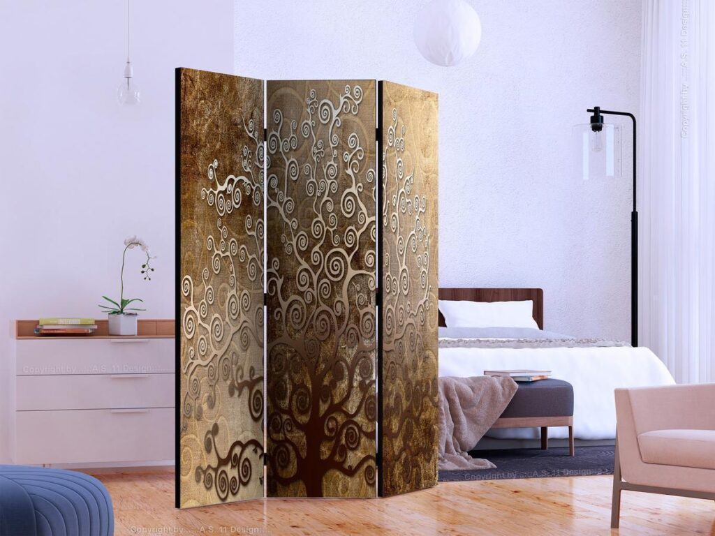 Vouwscherm - Klimt's Golden Tree