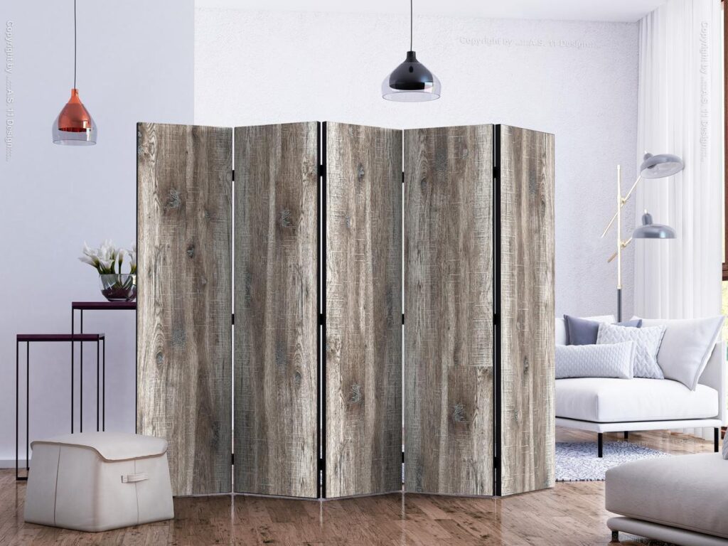 Vouwscherm - Stylish Wood II