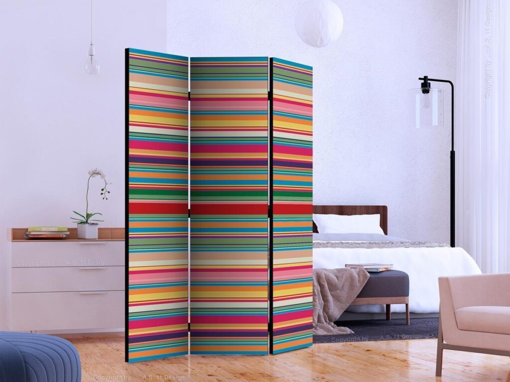 Vouwscherm - Subdued stripes