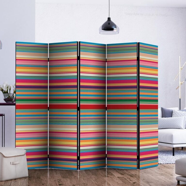 Vouwscherm - Subdued stripes II