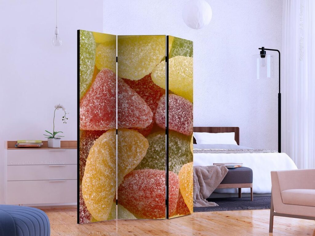 Vouwscherm - Tasty fruit jellies