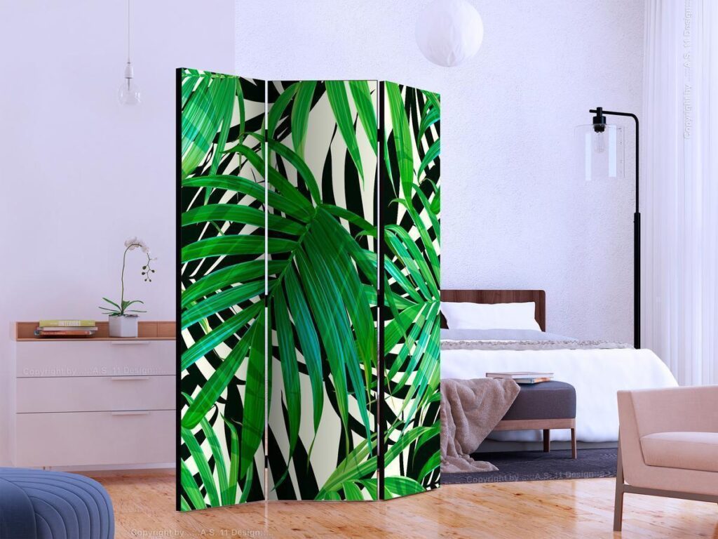 Vouwscherm - Tropical Leaves