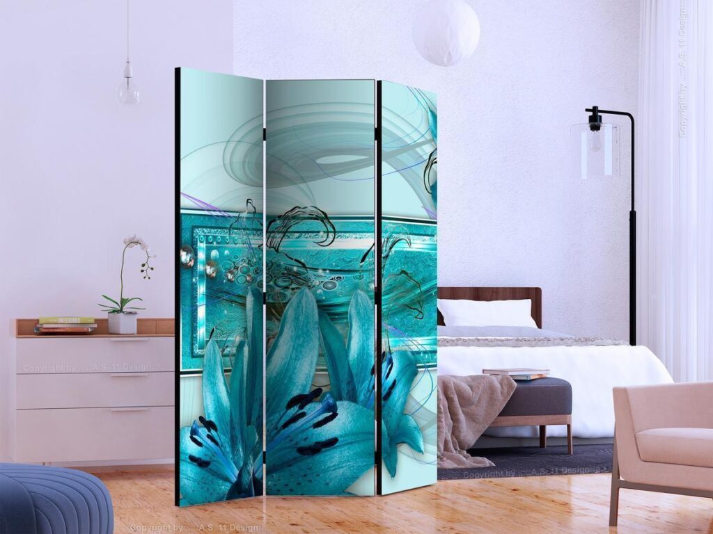 Vouwscherm - Turquoise Idyll
