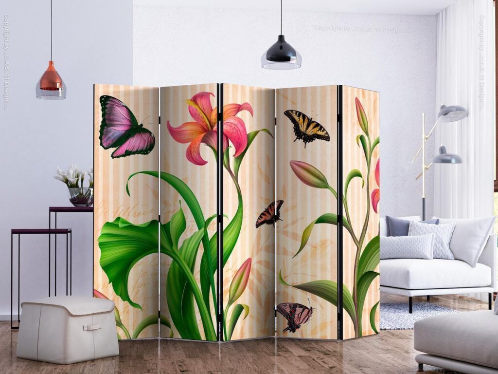 Vouwscherm - Vintage - spring II