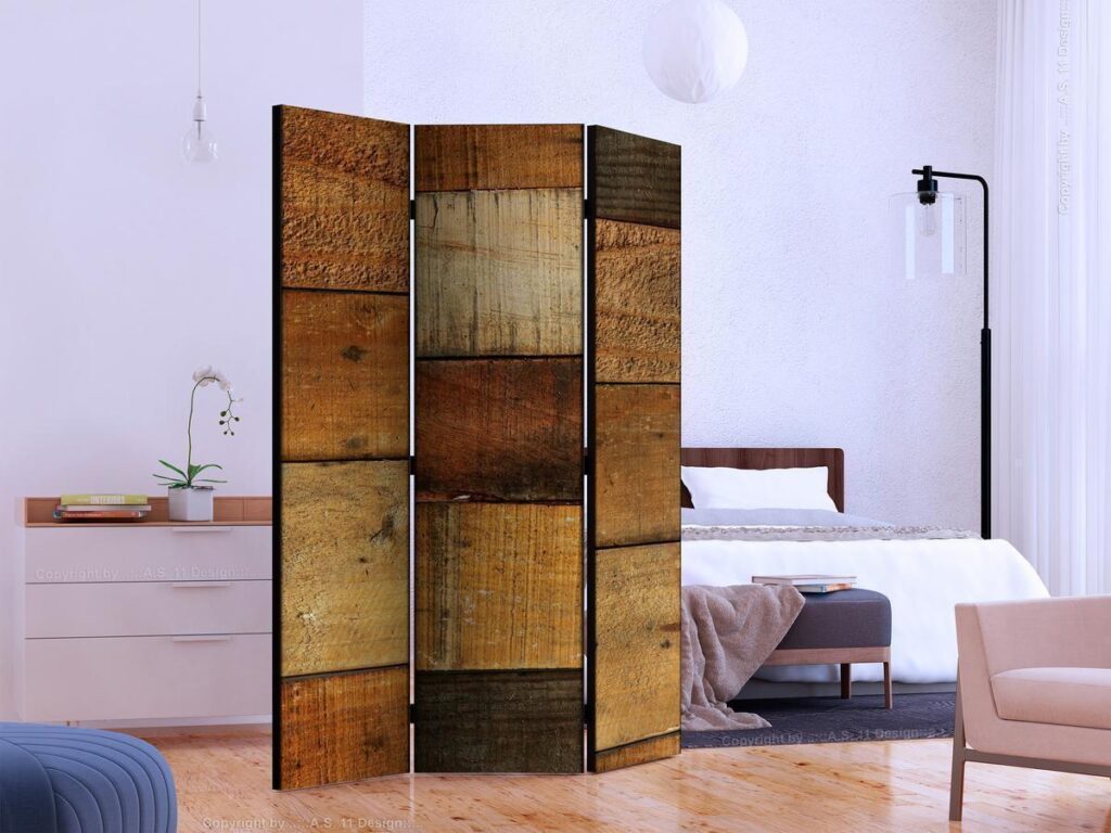 Vouwscherm - Wooden Textures