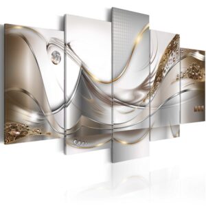 Schilderij - Golden Flight