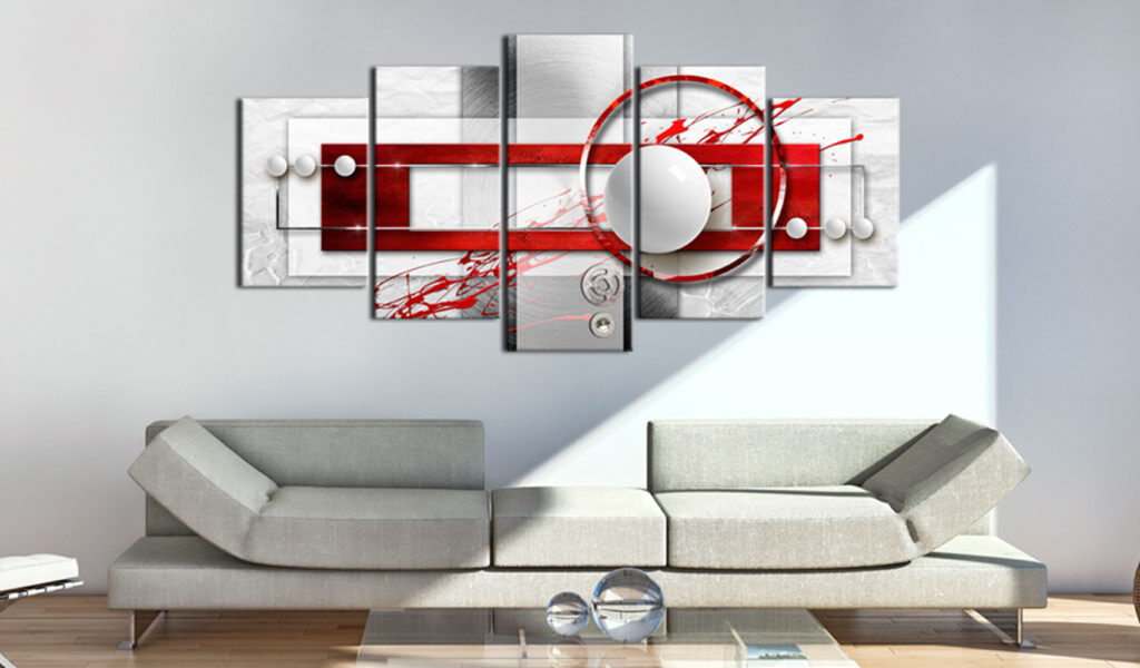 Schilderij - Crimson Energy - Afbeelding 2