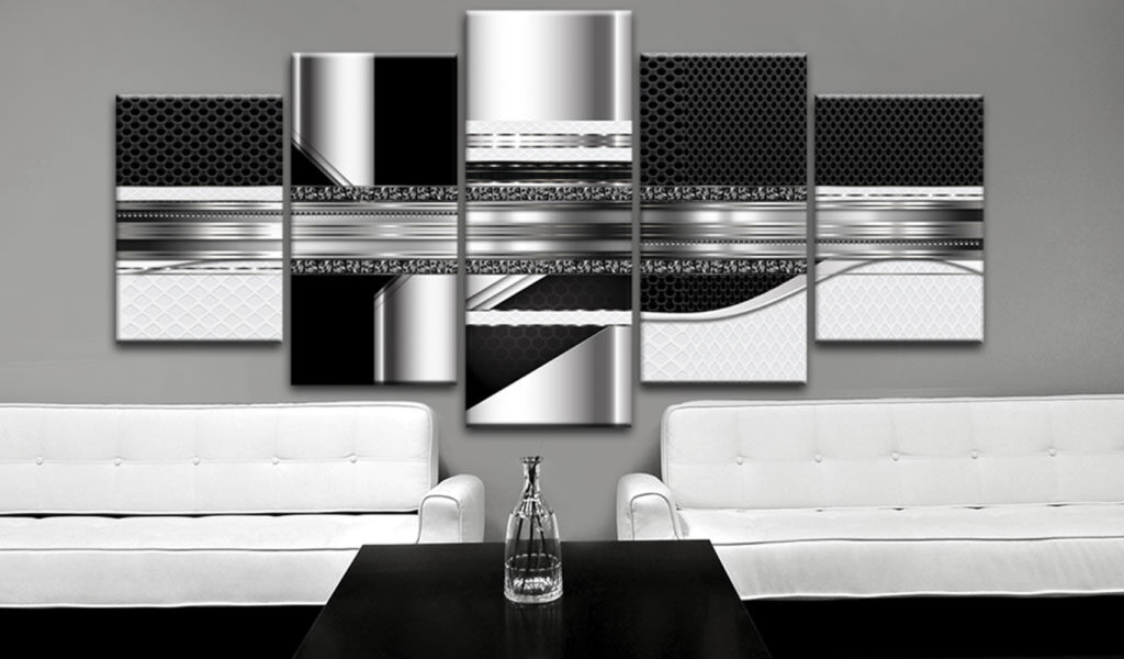 Schilderij - Silver Cut - Afbeelding 2