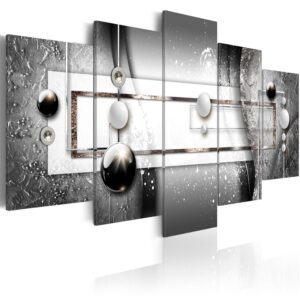 Schilderij - Grey Symmetry