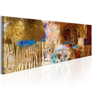 Handgeschilderd schilderij - Golden Structure