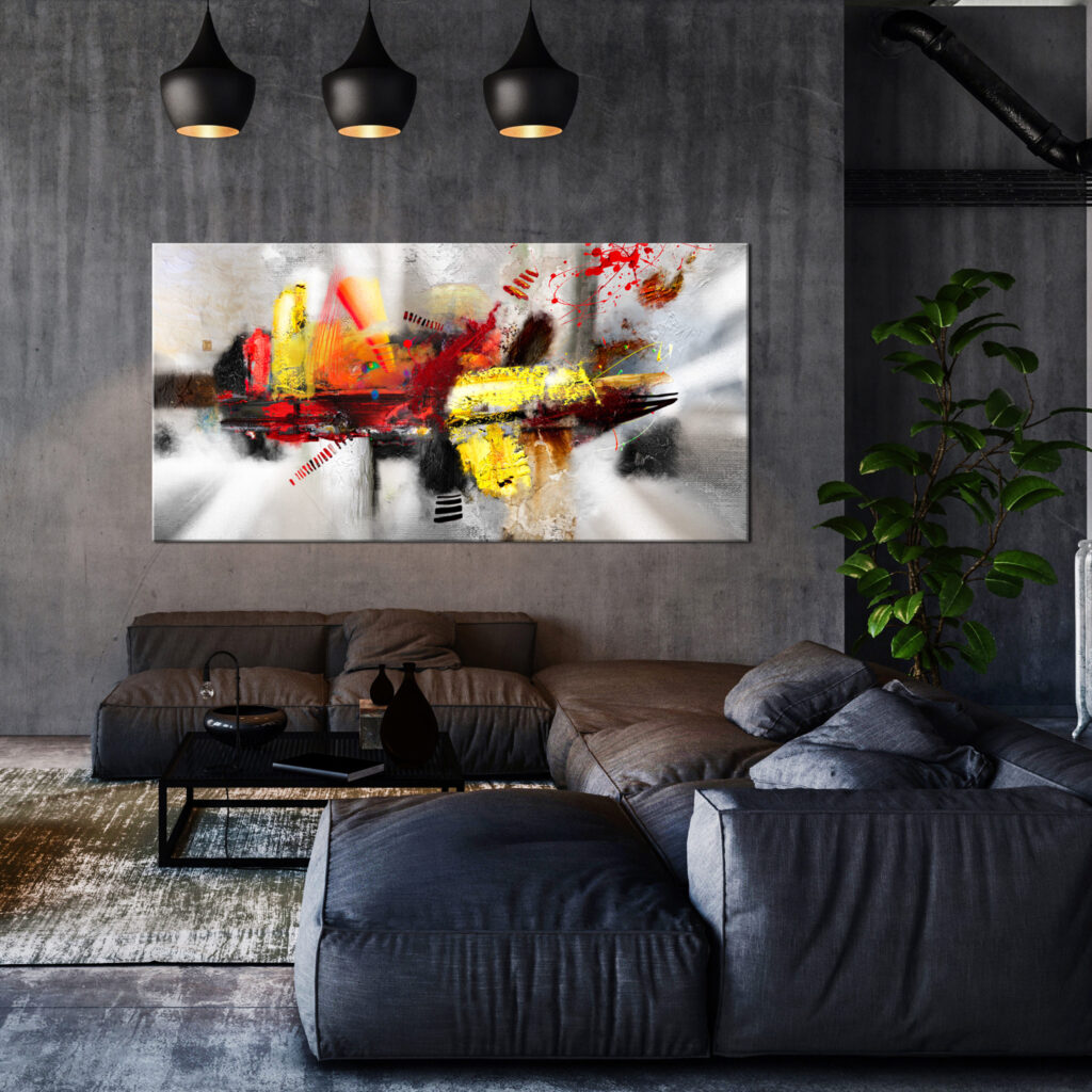 Schilderij - Hit and Sunk - Afbeelding 2