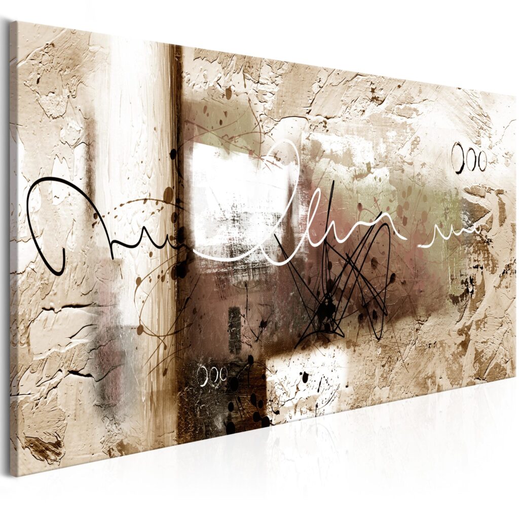Schilderij - Hammer (1 Part) Beige Narrow