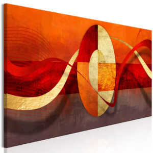 Schilderij - Circle of Life (1 Part) Narrow