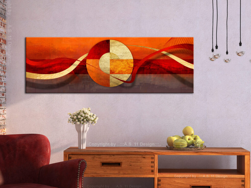 Schilderij - Circle of Life (1 Part) Narrow - Afbeelding 2