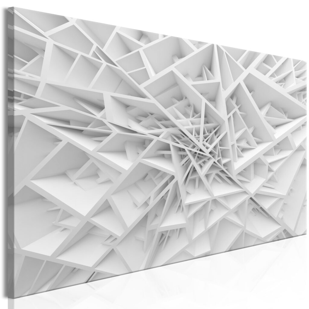 Schilderij - Complicated Geometry (1 Part) Narrow