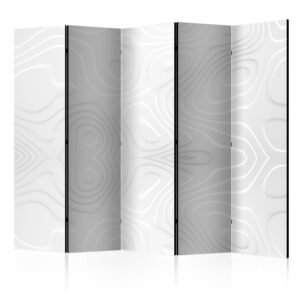 Vouwscherm - Room divider - White waves II