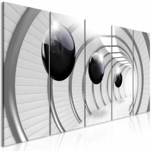 Schilderij - Space Tunnel (5 Parts) Narrow