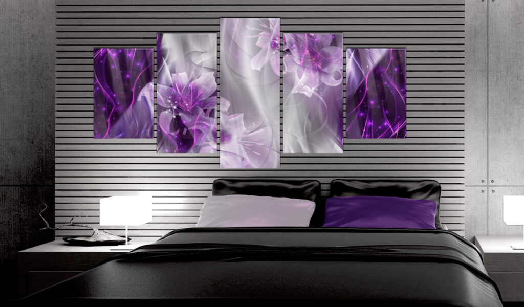 Afbeelding op acrylglas - Purple Utopia [Glass] - Afbeelding 2