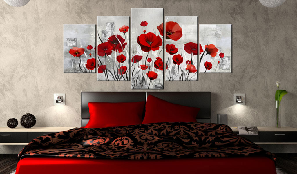 Schilderij - Scarlet Cloud - Afbeelding 2