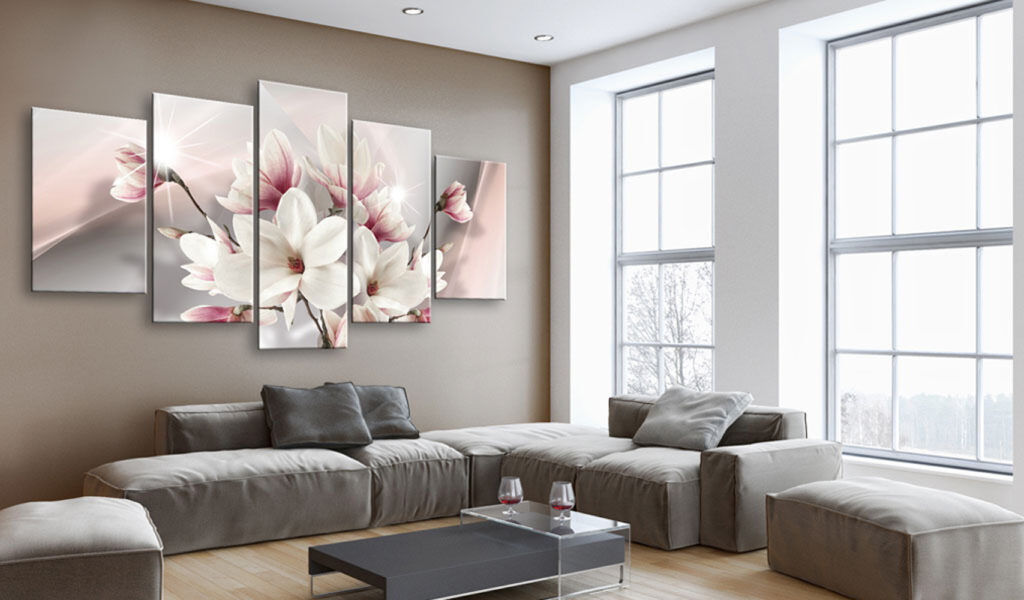 Schilderij - Magnolia in bloom - Afbeelding 2