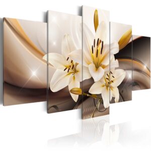 Schilderij - Shiny Lily