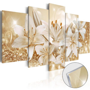 Afbeelding op acrylglas - Golden Bouquet [Glass]