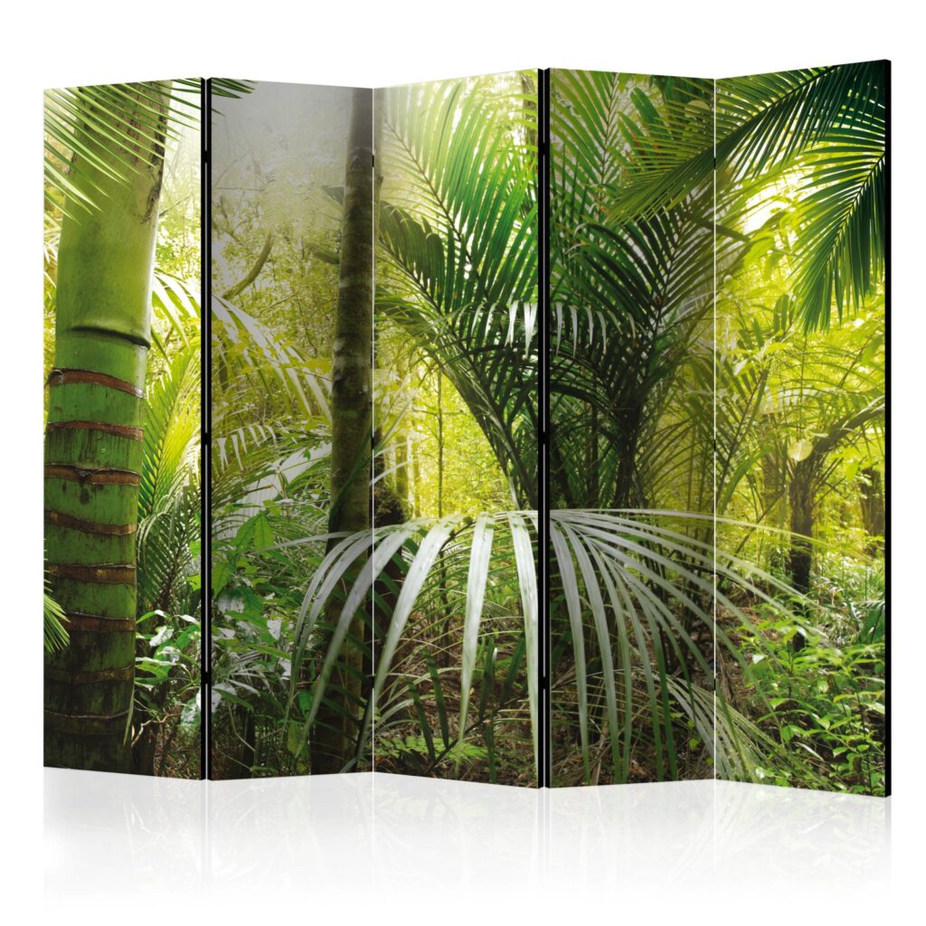 Vouwscherm - Green alley II [Room Dividers]