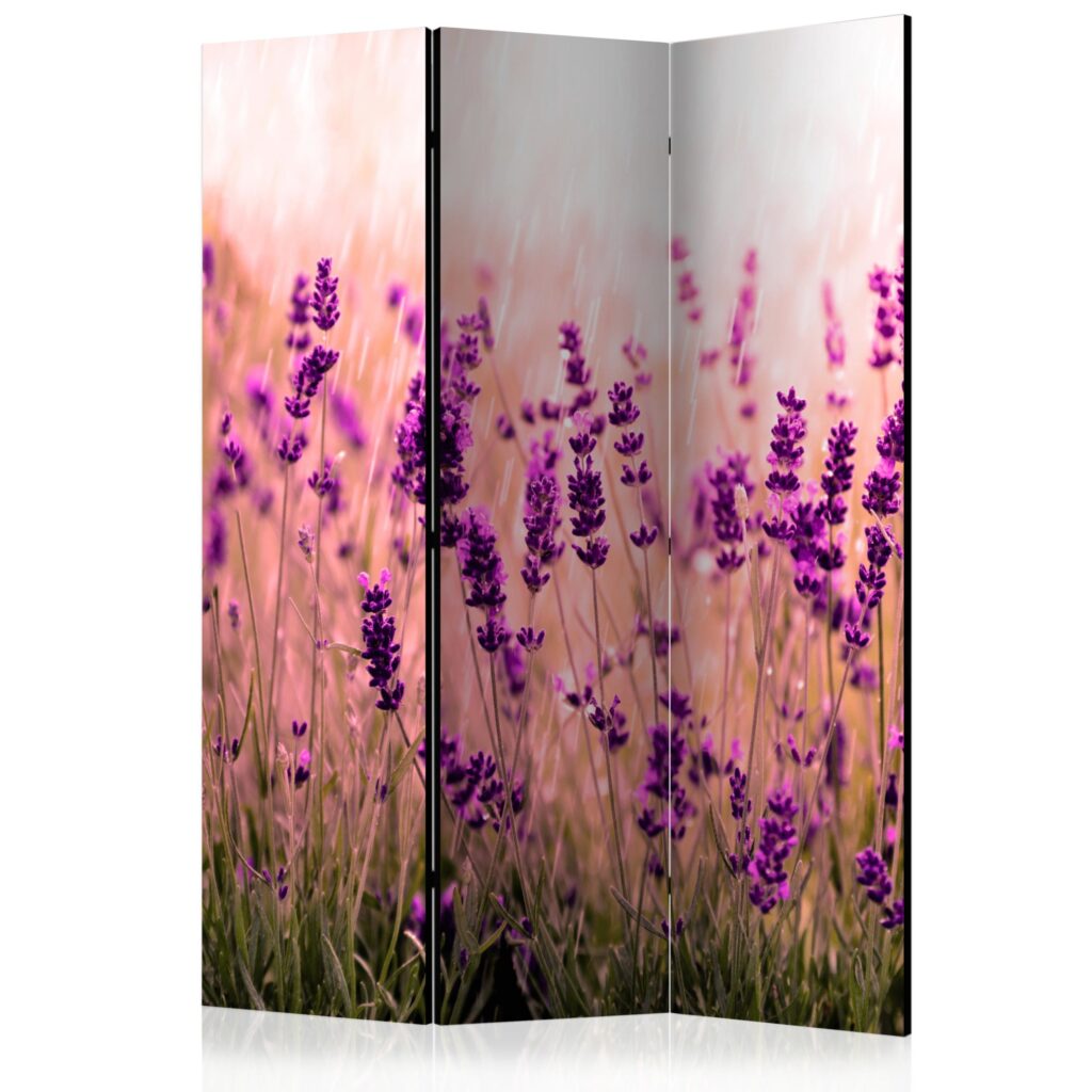 Vouwscherm - Lavender in the Rain [Room Dividers]