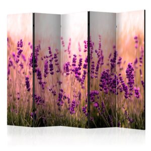 Vouwscherm - Lavender in the Rain II [Room Dividers]