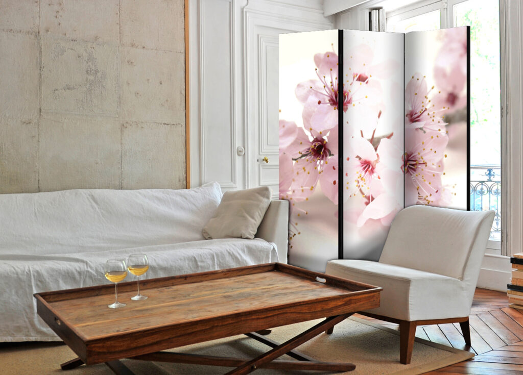 Vouwscherm - Cherry Blossom [Room Dividers] - Afbeelding 2