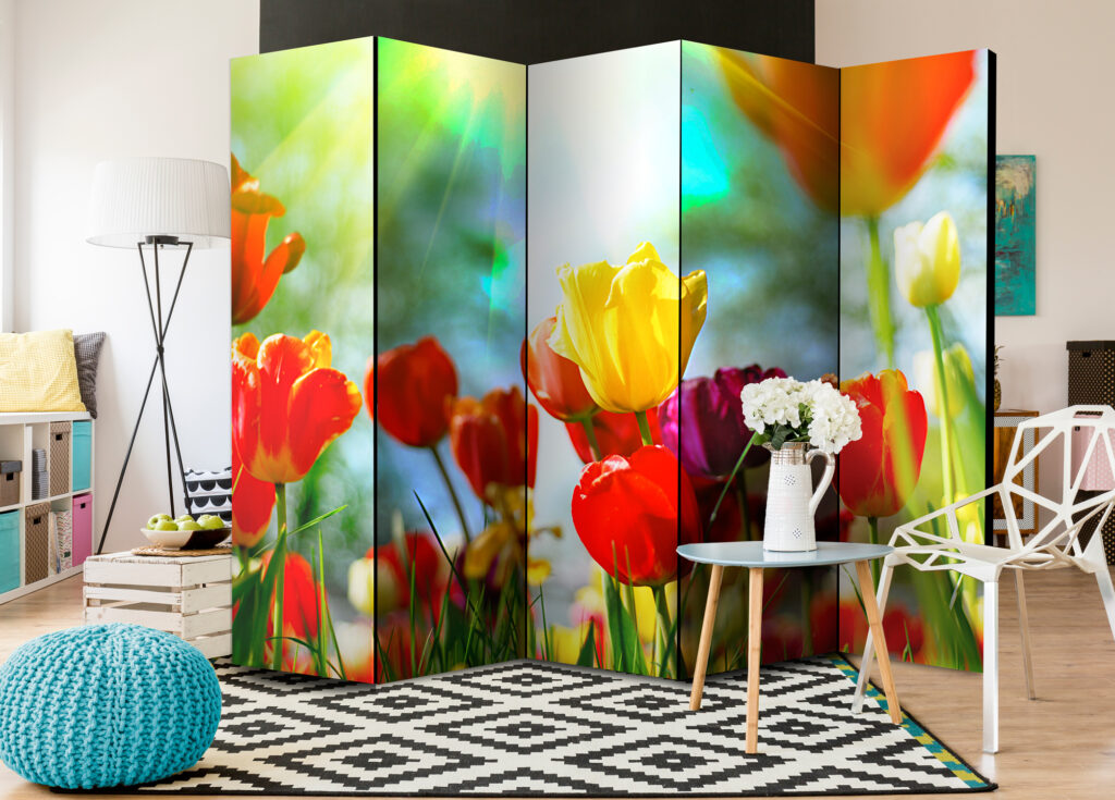 Vouwscherm - Spring Tulips II [Room Dividers] - Afbeelding 2