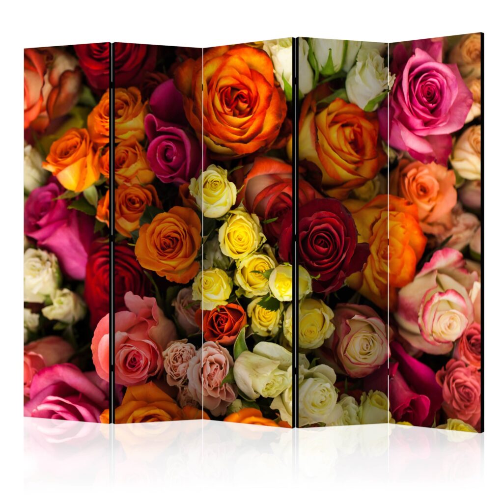 Vouwscherm - Bouquet of Roses II [Room Dividers]
