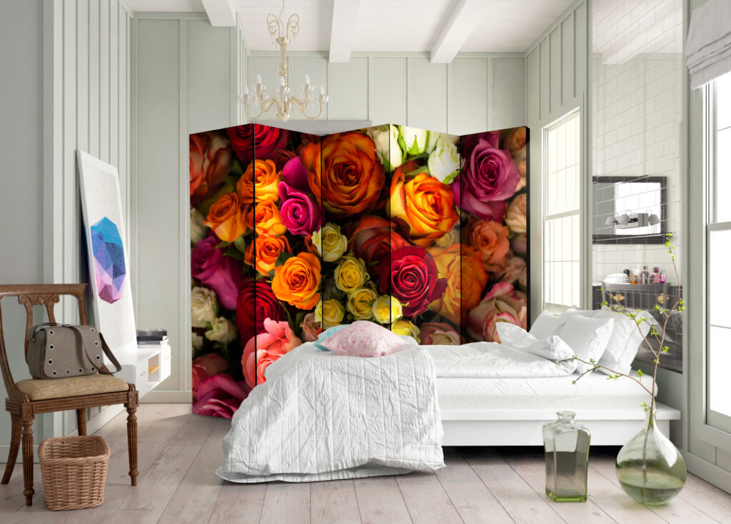 Vouwscherm - Bouquet of Roses II [Room Dividers] - Afbeelding 2