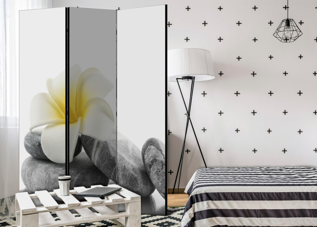 Vouwscherm - White Lotus [Room Dividers] - Afbeelding 2