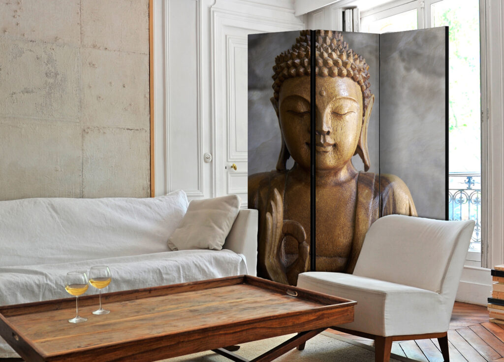 Vouwscherm - Buddha [Room Dividers] - Afbeelding 2