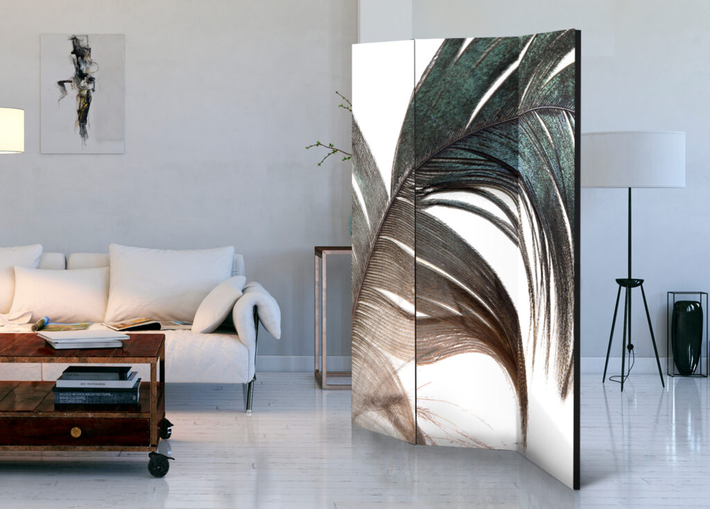 Vouwscherm - Beautiful Feather [Room Dividers] - Afbeelding 2