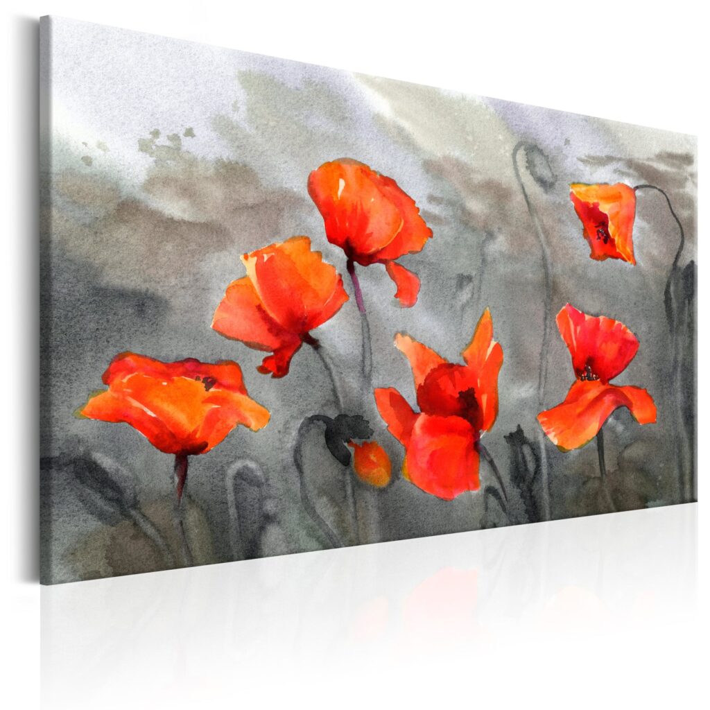 Schilderij - Poppies (Watercolour)