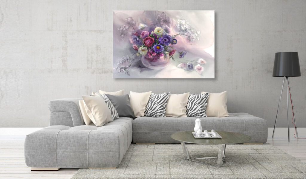 Schilderij - Dreamer's Bouquet - Afbeelding 2