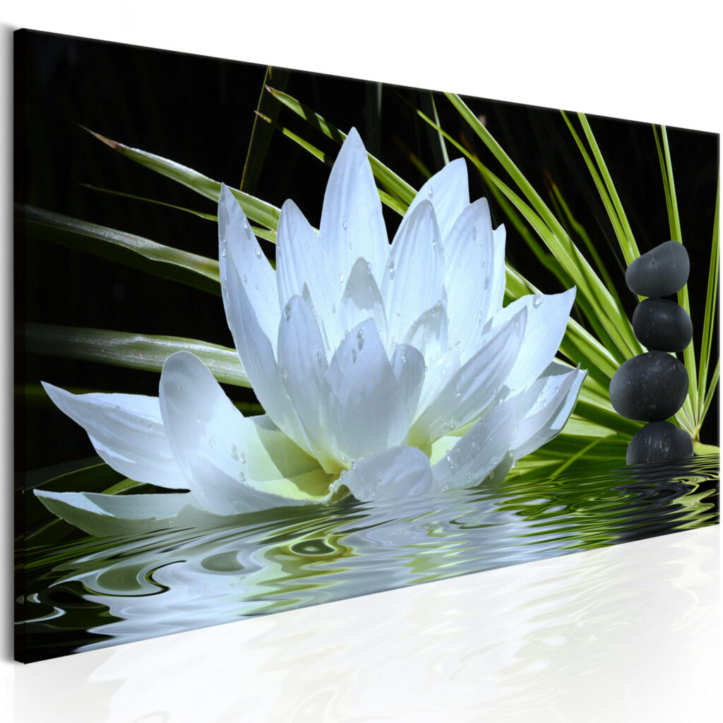 Schilderij - Zen Garden (1 Part) Narrow
