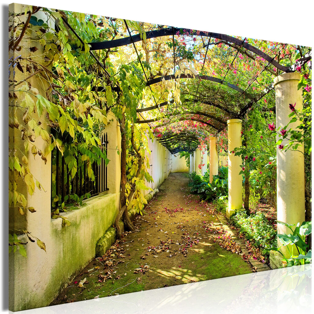 Schilderij - Pergola (1 Part) Wide