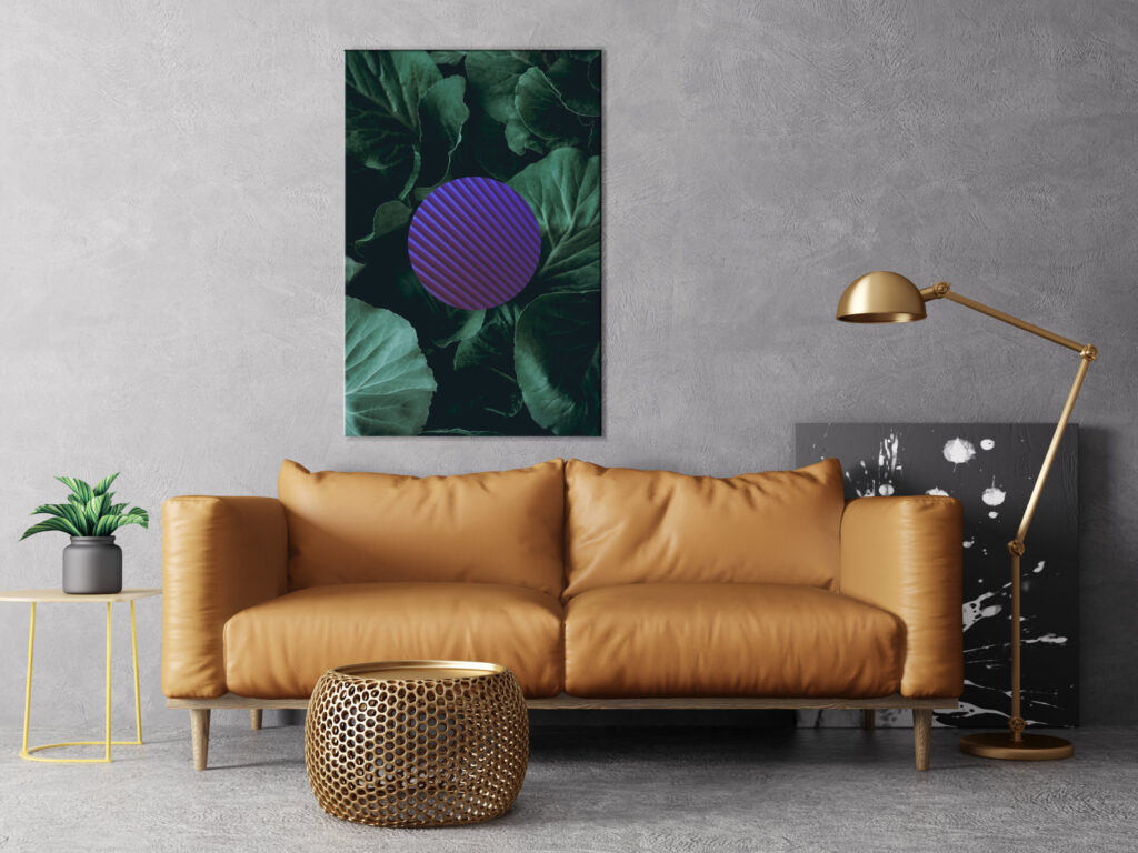 Schilderij - Botanical Abstraction (1 Part) Vertical - Afbeelding 2