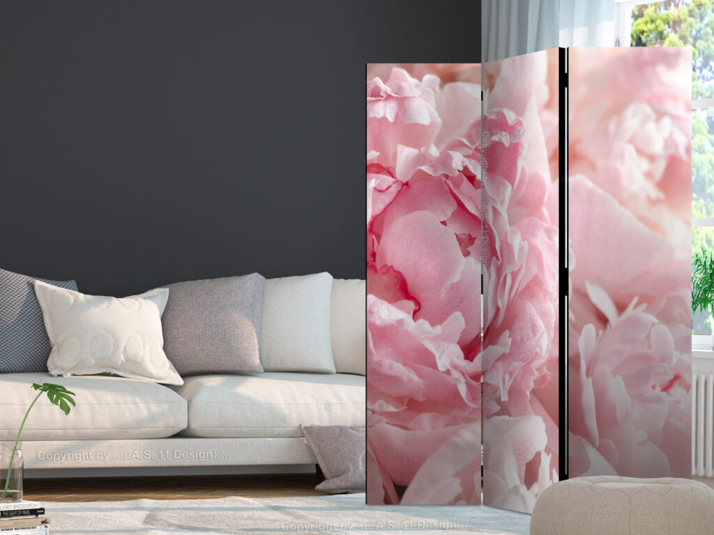 Vouwscherm - Sweet Peonies [Room Dividers] - Afbeelding 2