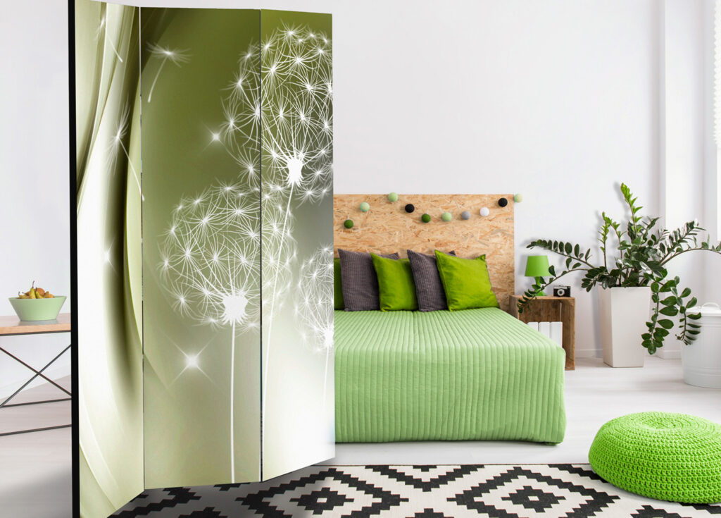 Vouwscherm - Green Gentleness [Room Dividers] - Afbeelding 2