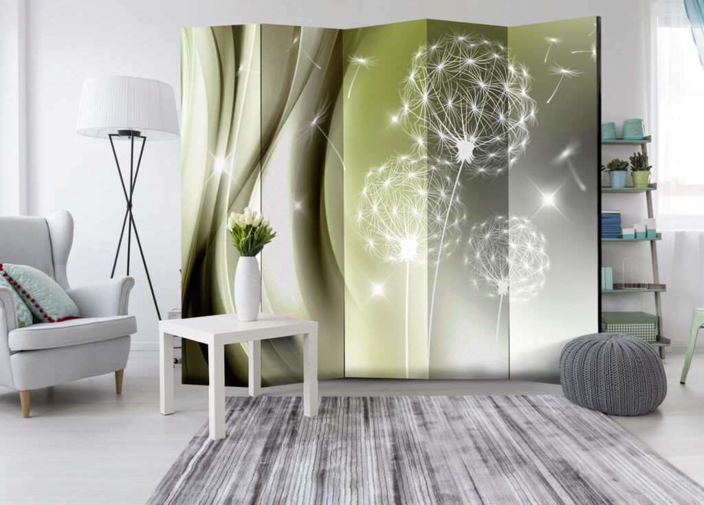 Vouwscherm - Green Gentleness II [Room Dividers] - Afbeelding 2